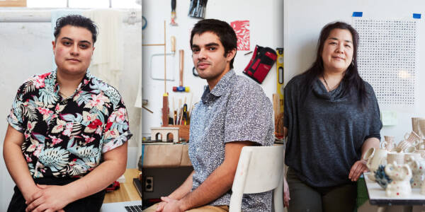 Amarise Carreras, Eric Riviera Barbeito and Sayaka Suzuki