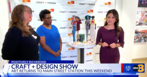 VisArts' Stefanie Fedor talks to ABC 8News about Craft + Design