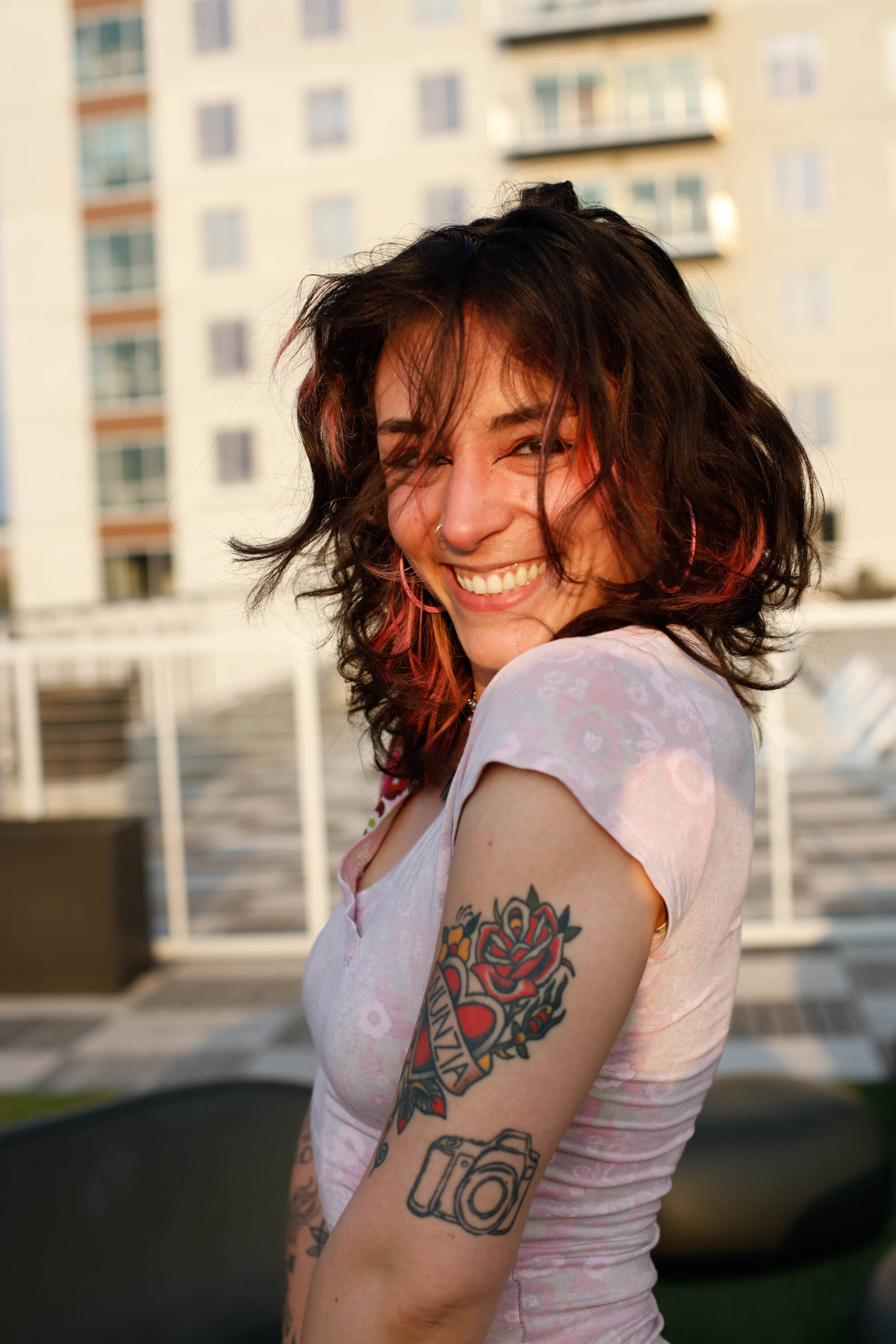 headshot of visarts teacher Aspen DeRosa