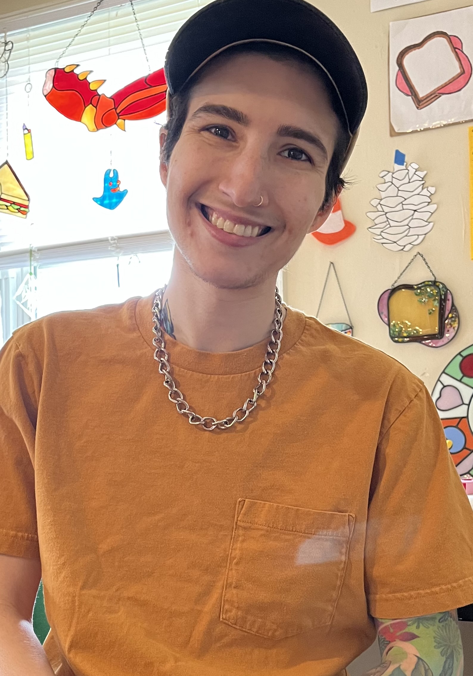 headshot of visarts teacher Christopher Aidala-Turner