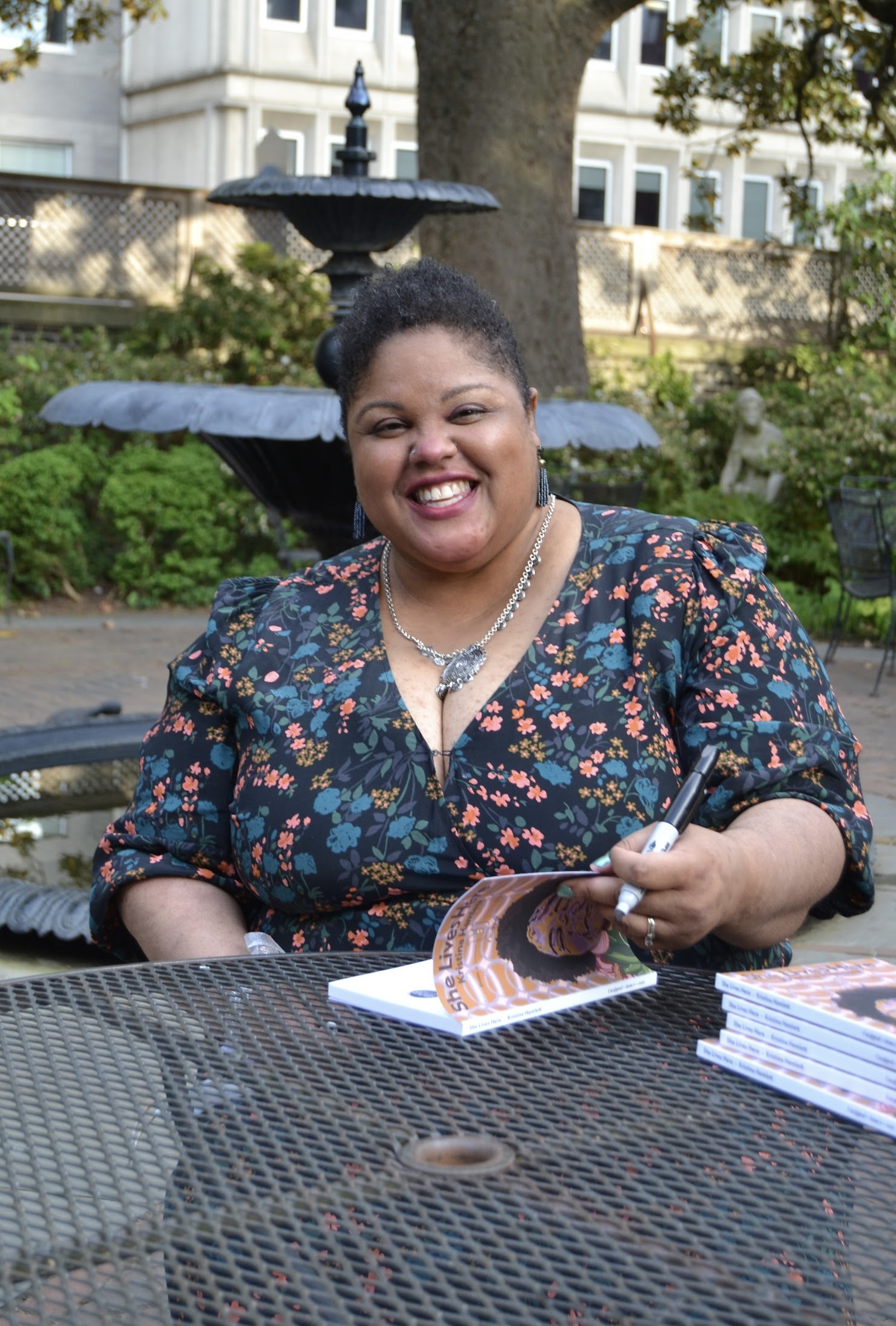 headshot of visarts teacher Kristina Hamlett