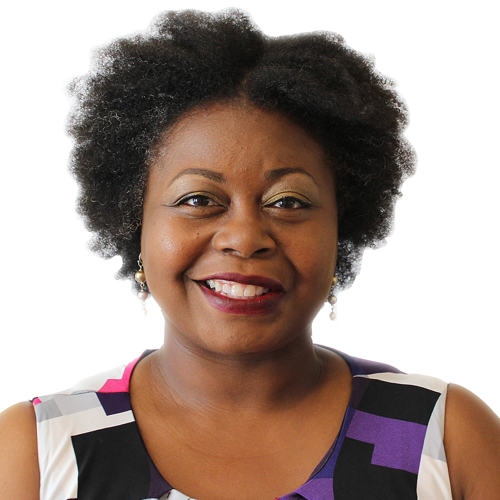 headshot of visarts teacher Unicia Buster